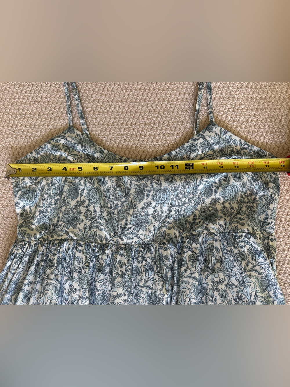 Tuckernuck Teresa Maxi dress. Blue/White floral. M. NWOT - Picture 9 of 10